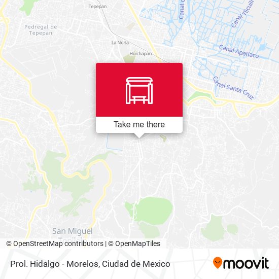Prol. Hidalgo - Morelos map