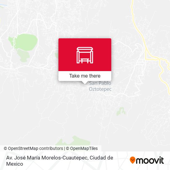 Mapa de Av. José María Morelos-Cuautepec
