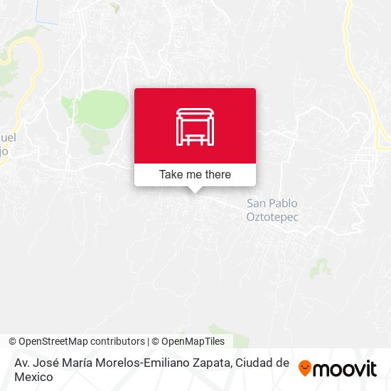 Av. José María Morelos-Emiliano Zapata map