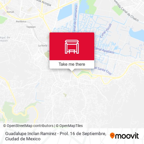 Mapa de Guadalupe Inclan Ramírez - Prol. 16 de Septiembre
