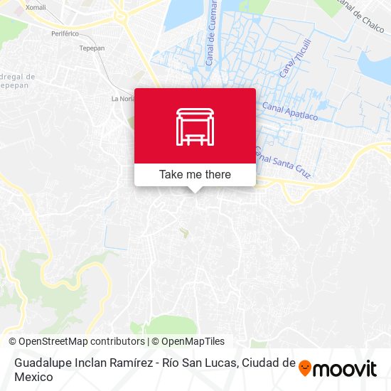 Guadalupe Inclan Ramírez - Río San Lucas map