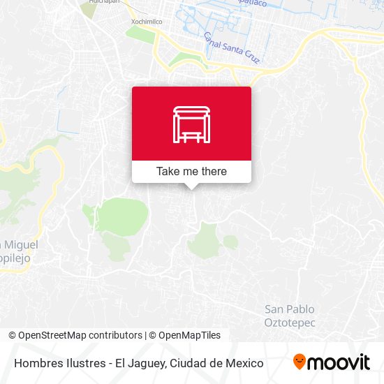 Hombres Ilustres - El Jaguey map
