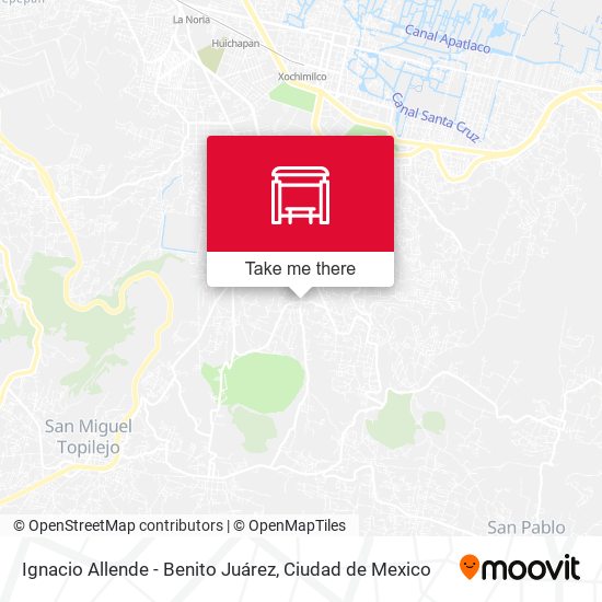 Mapa de Ignacio Allende - Benito Juárez