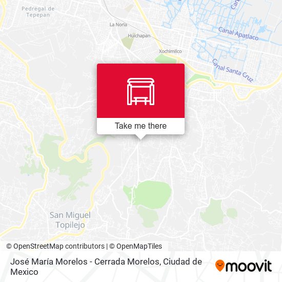 Mapa de José María Morelos - Cerrada Morelos