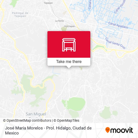 Mapa de José María Morelos - Prol. Hidalgo
