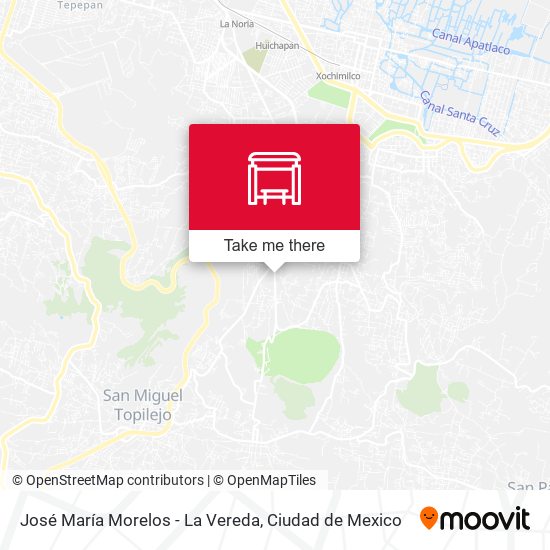 José María Morelos - La Vereda map