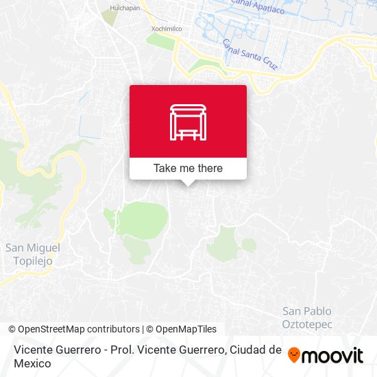 Vicente Guerrero - Prol. Vicente Guerrero map