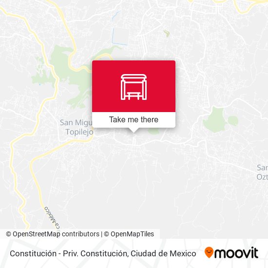 Constitución - Priv. Constitución map