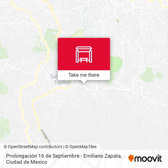 Prolongación 16 de Septiembre - Emiliano Zapata map