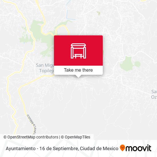 Mapa de Ayuntamiento - 16 de Septiembre