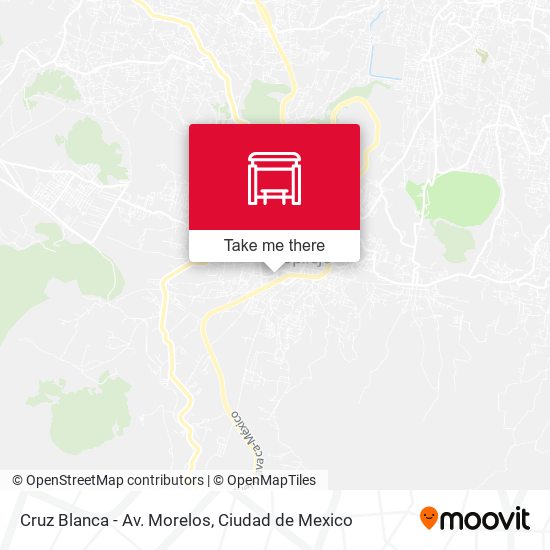 Mapa de Cruz Blanca - Av. Morelos