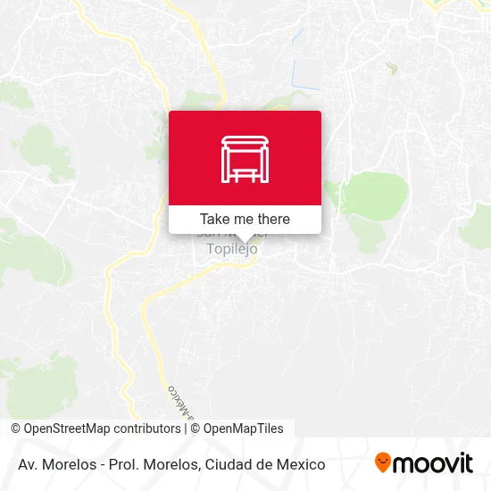 Av. Morelos - Prol. Morelos map