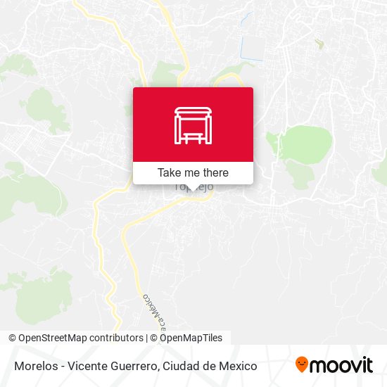 Morelos - Vicente Guerrero map