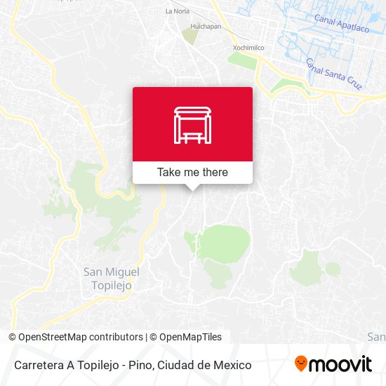 Carretera A Topilejo - Pino map