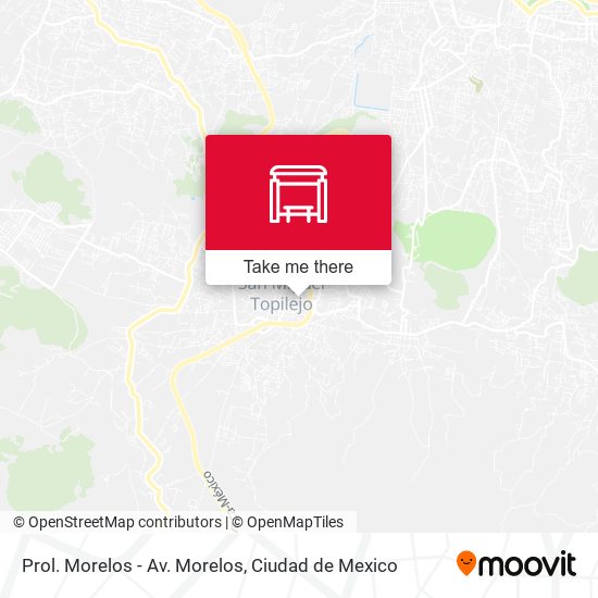 Prol. Morelos - Av. Morelos map