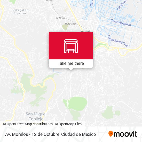 Mapa de Av. Morelos - 12 de Octubre