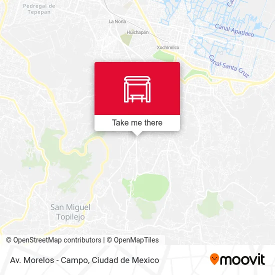 Av. Morelos - Campo map