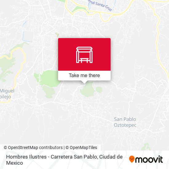 Mapa de Hombres Ilustres - Carretera San Pablo