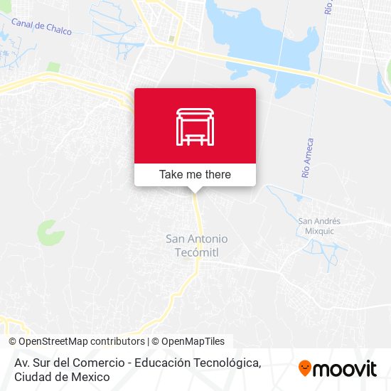 Av. Sur del Comercio - Educación Tecnológica map