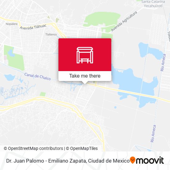 Dr. Juan Palomo - Emiliano Zapata map