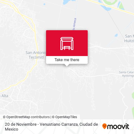 20 de Noviembre - Venustiano Carranza map