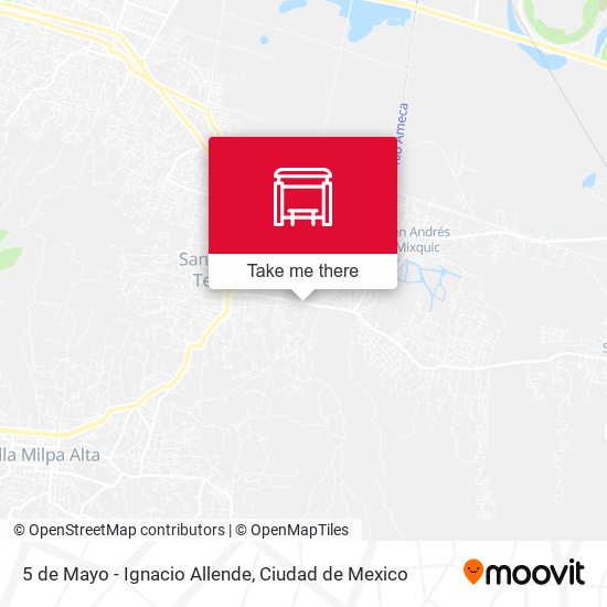 5 de Mayo - Ignacio Allende map