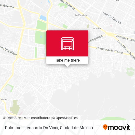 Palmitas - Leonardo Da Vinci map