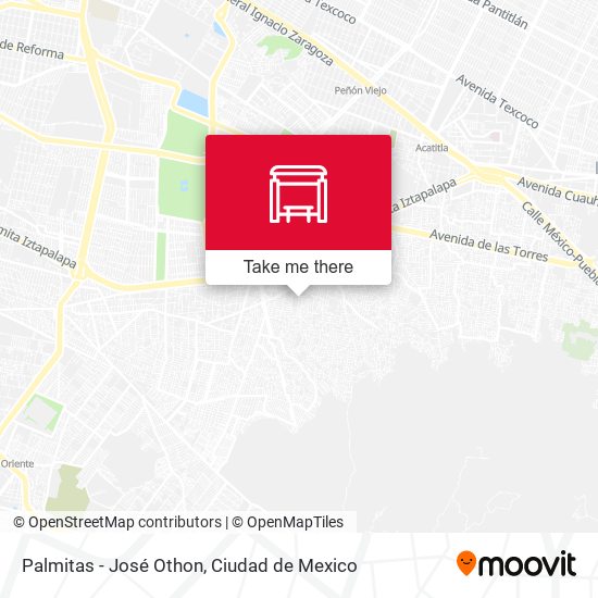 Mapa de Palmitas - José Othon