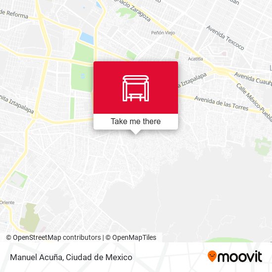 Manuel Acuña map