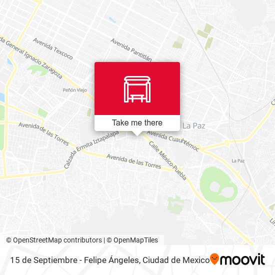 15 de Septiembre - Felipe Ángeles map