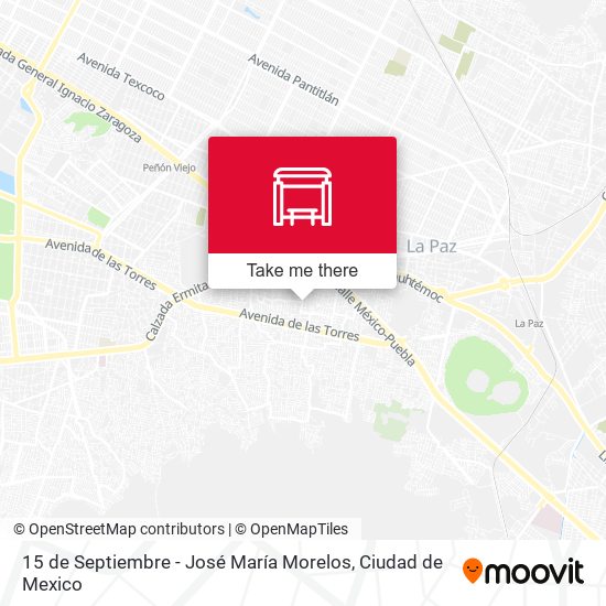 Mapa de 15 de Septiembre - José María Morelos