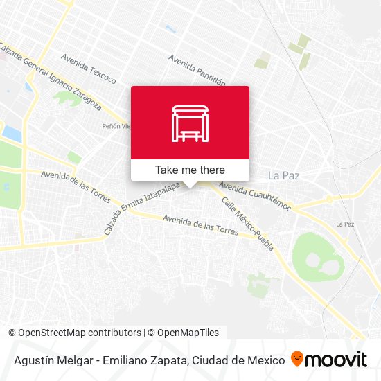 Agustín Melgar - Emiliano Zapata map