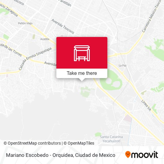 Mapa de Mariano Escobedo - Orquidea