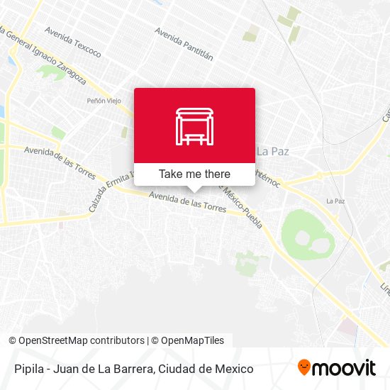 Pipila - Juan de La Barrera map