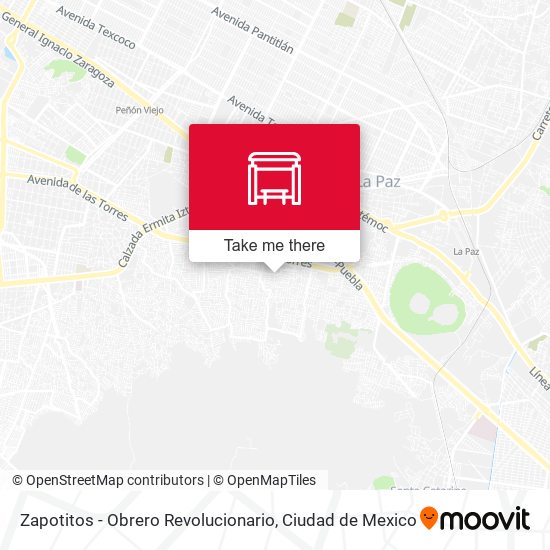 Zapotitos - Obrero Revolucionario map