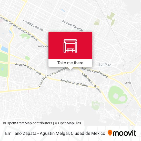 Emiliano Zapata - Agustín Melgar map