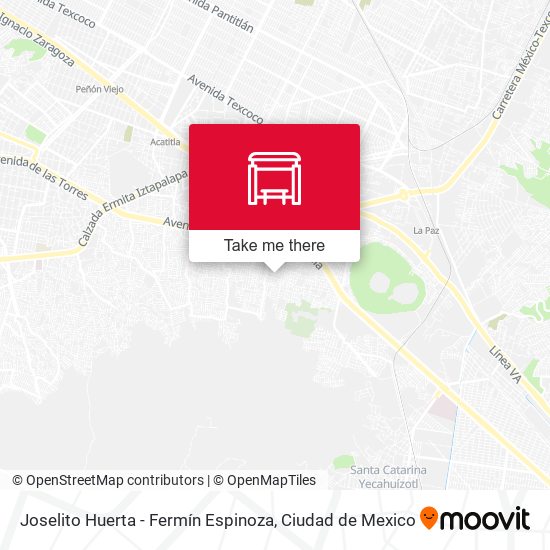 Joselito Huerta - Fermín Espinoza map