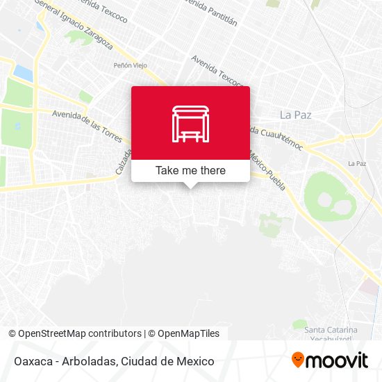 Oaxaca - Arboladas map