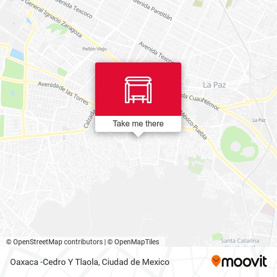 Mapa de Oaxaca -Cedro Y Tlaola