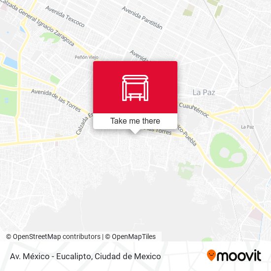 Av. México - Eucalipto map