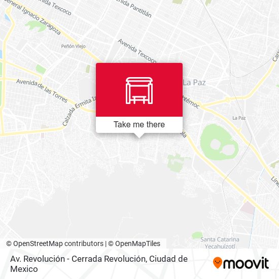 Mapa de Av. Revolución - Cerrada Revolución