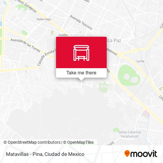 Matavillas - Pina map