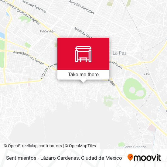 Sentimientos - Lázaro Cardenas map