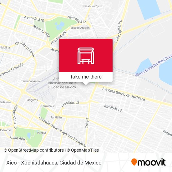 Xico - Xochistlahuaca map
