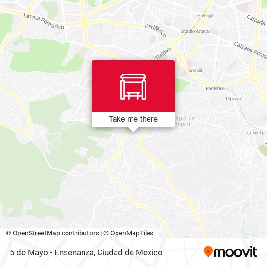 5 de Mayo - Ensenanza map