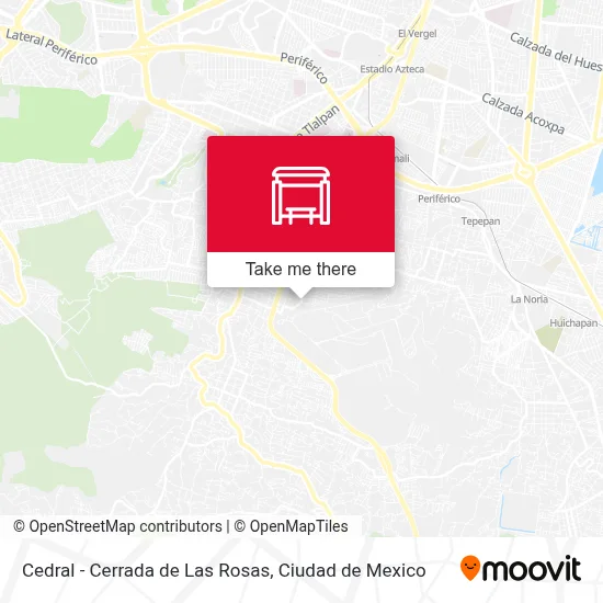 Cedral - Cerrada de Las Rosas map
