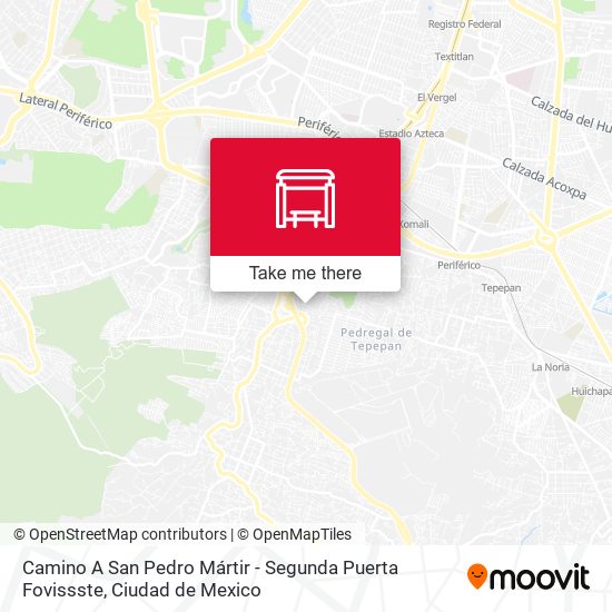 Camino A San Pedro Mártir -  Segunda Puerta Fovissste map