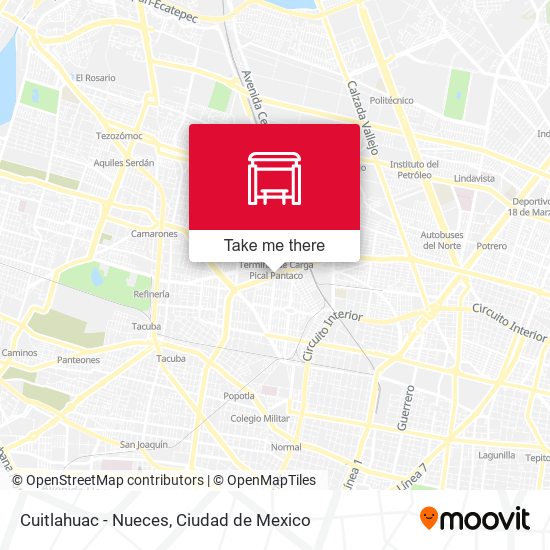 Cuitlahuac - Nueces map