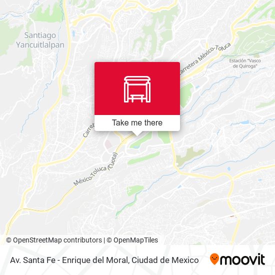 Mapa de Av. Santa Fe - Enrique del Moral