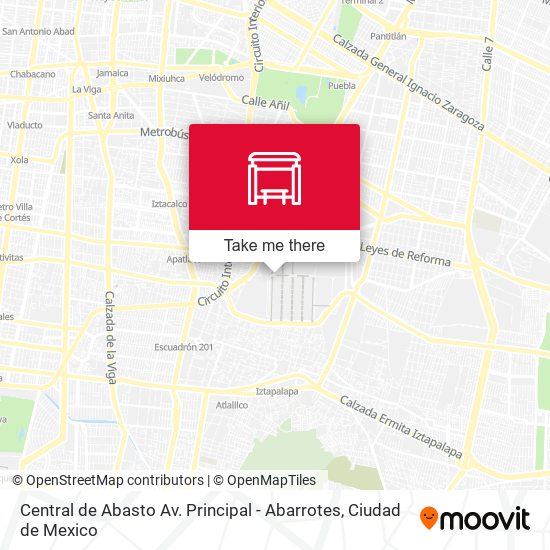 Central de Abasto Av. Principal - Abarrotes map